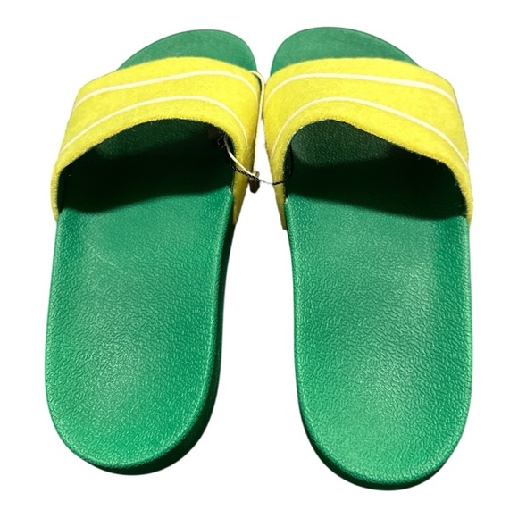 Tory Burch Tennis Ball Slide Sandals – Fluorescent Yellow/Green – Size 6 - Picture 6 of 7